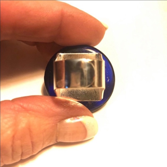 Evil Eye Adjustable Ring Not silver - Picture 4 of 4